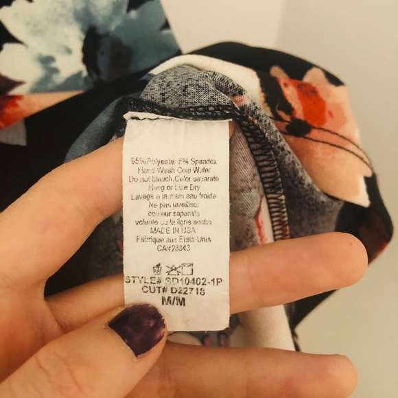 Flower print mini dress - Picture 8 of 8